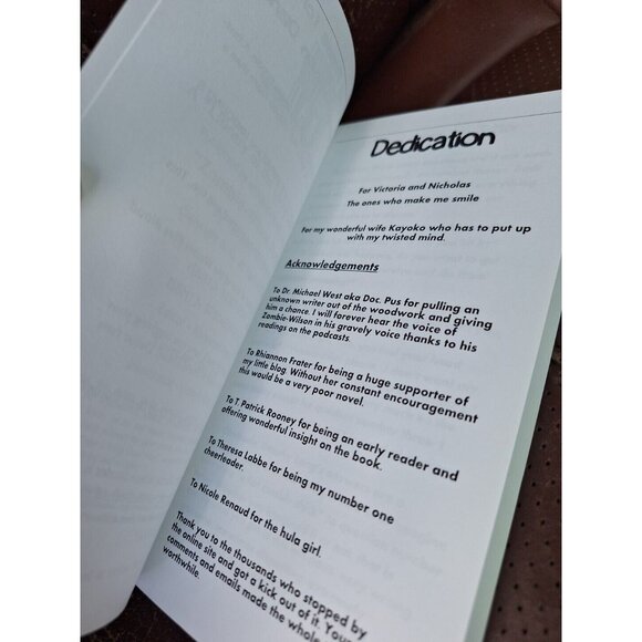 The Zombie Wilson Diaries Timothy W Long Library Of Living Dead Autographed Book - Picture 5 of 7